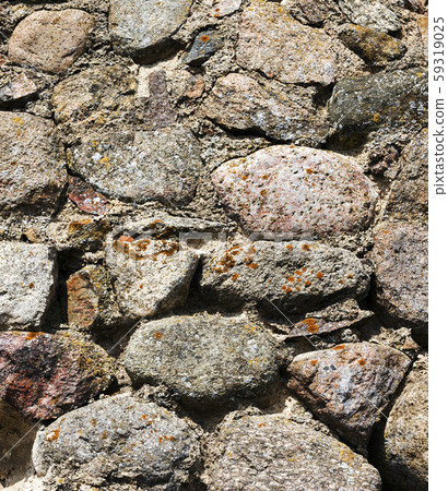 part of the ancient stone wall part of the ancient stone wall 59319025