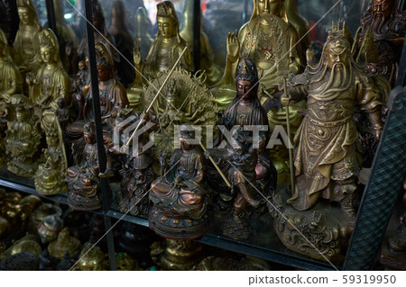China legend Warriors figures in shop in China. 59319950