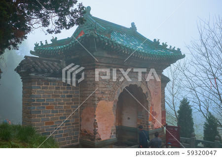 The gate of one of the Temple of wushu temple 59320047