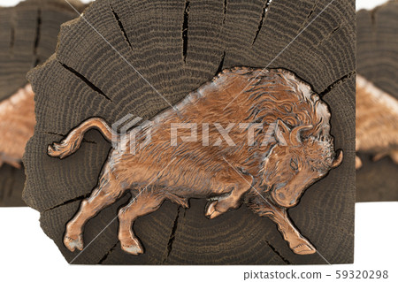 A handmade oak souvenir, an oak texture with A handmade oak souvenir, an oak texture with 59320298