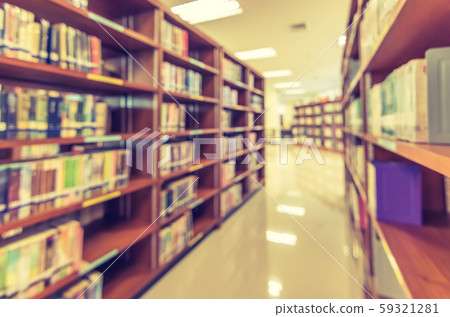 Blur school library or study room with book shelves for education background Blur school library or study room with book shelves for education background 59321281