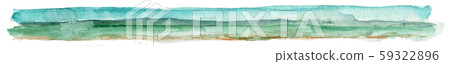 Hand Drawn Traditional Watercolor European Panoramic Landscape Hand Drawn Traditional Watercolor European Panoramic Landscape 59322896
