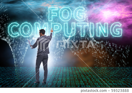 Concept of cloud edge and fog computing Concept of cloud edge and fog computing 59323888