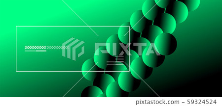 Simple abstract background with neon color circles. Memphis Style Geometric Pattern. Vector Simple abstract background with neon color circles. Memphis Style Geometric Pattern. Vector 59324524