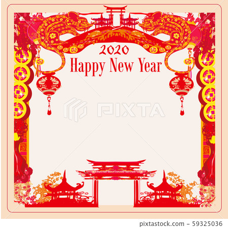 Happy chinese new year 2020 - Year of the rat 59325036