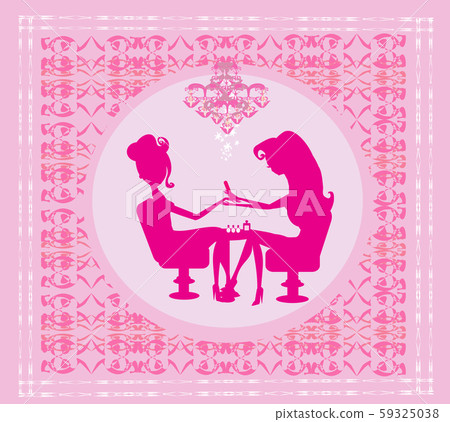 manicure in beauty salon card manicure in beauty salon card 59325038