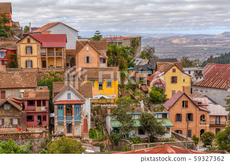 capital of Madagascar. Antananarivo 59327362
