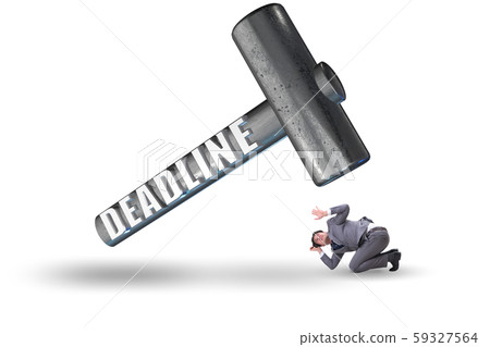 Businessman failing to meet the deadline Businessman failing to meet the deadline 59327564