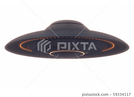 Unidentified Flying Object Space Clipping Path 59334117