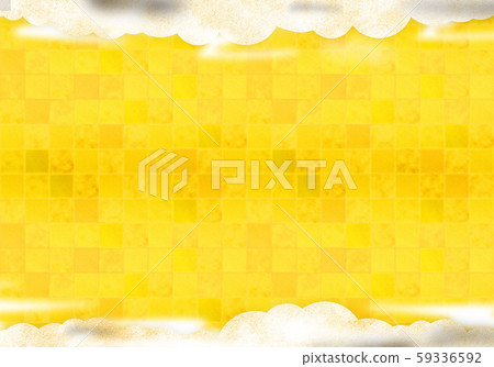 Background: checkered pattern simple gold gold cloud cloud cloudy 59336592