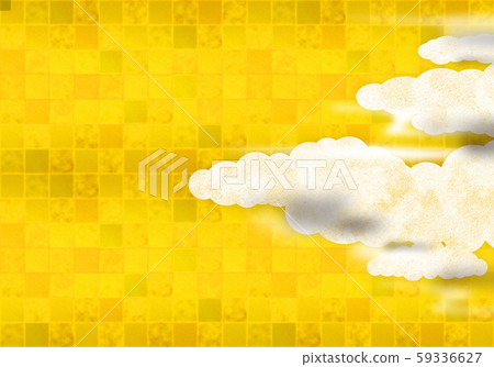 Background: checkered pattern simple gold gold cloud cloud cloudy 59336627