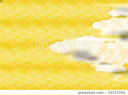 Background: checkered pattern simple gold gold cloud cloud cloudy 59337304