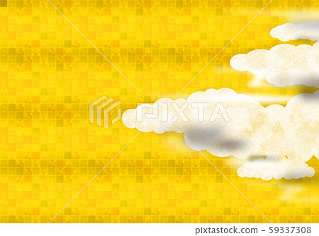 Background: checkered pattern simple gold gold cloud cloud cloudy 59337308