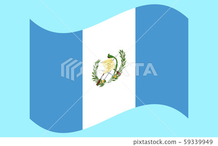 Wave Flag of Guatemala Vector Wave Flag of Guatemala Vector 59339949