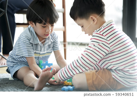 Family lifestyle toy play Family lifestyle toy play 59340651