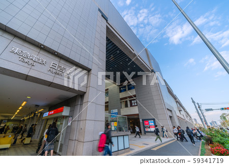 日本的橫濱城市景觀我想看日吉站等 日本的橫濱城市景觀我想看日吉站等 59341719