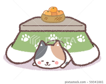 Kotatsu calico - Stock Illustration [59341881] - PIXTA