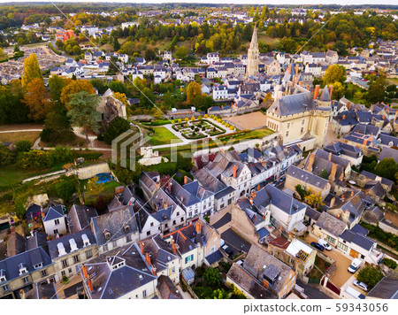 Chateau de Langeais in Indre-et-Loire department, France 59343056