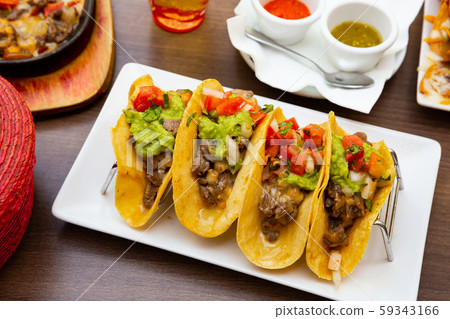 Tacos with beef Tacos with beef 59343166