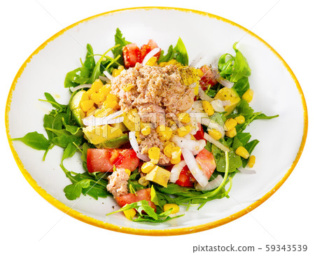 Salad with canned tuna Salad with canned tuna 59343539