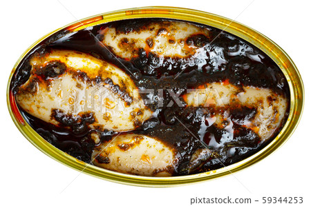 Stuffed whole squid in ink sauce Stuffed whole squid in ink sauce 59344253