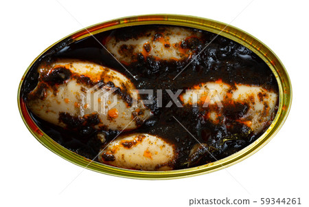 Pickled chipirones in ink Pickled chipirones in ink 59344261