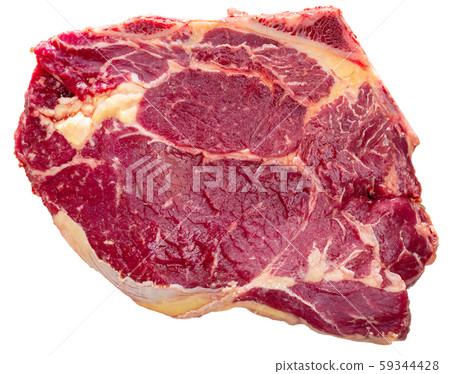 Fresh uncooked beef steak 59344428
