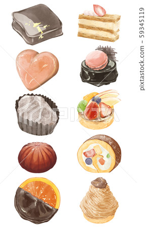  Cake and chocolate 59345119