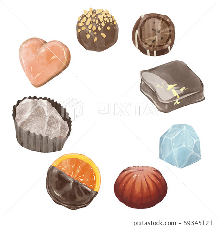 Chocolate set 59345121