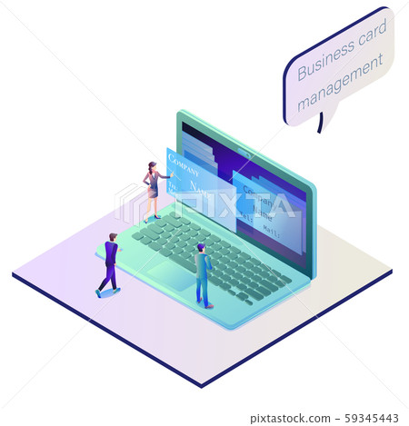 名片管理[Isometric_PC] 59345443