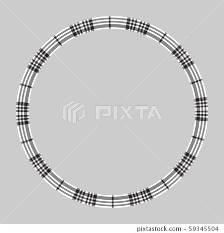 Round frame vector vintage pattern design Round frame vector vintage pattern design 59345504