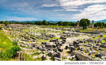 Ruins of the ancient city of Philippi in Greece Ruins of the ancient city of Philippi in Greece 59346354