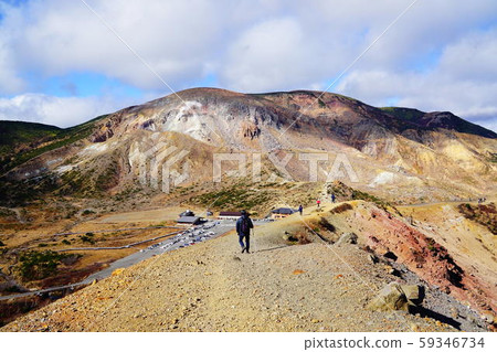 The direction of Kyoyama seen from the crater wall of Azuma Kofuji 59346734