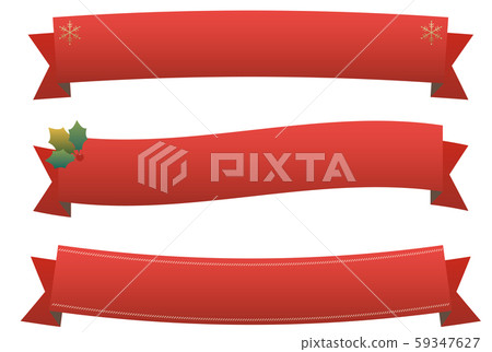 Christmas red ribbon Christmas red ribbon 59347627