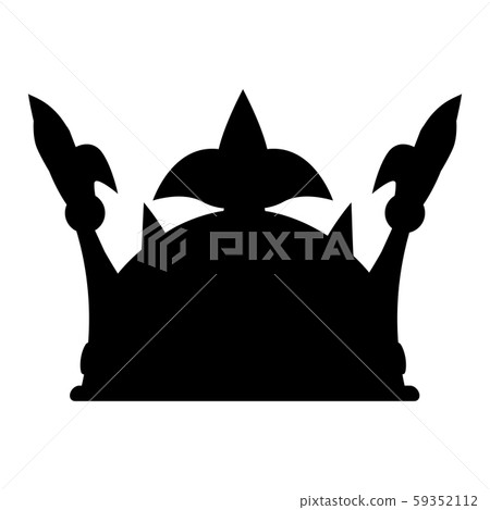 Crown Icon Royal, luxury symbol King, Queen.... - Stock Illustration ...