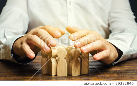 Team Insurance Concept. Human Resource Management. Staff recruitment. Attracting highly qualified top managers and narrow specialists. Active search for candidates. Headhunting Team Insurance Concept. Human Resource Management. Staff recruitment. Attracting highly qualified top managers and narrow specialists. Active search for candidates. Headhunting 59352946