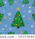 vector pattern Christmas tree Wallpaper 59355649