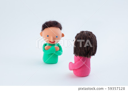 Handmade paper clay dolls Communication with foreigners in English conversation classes and international exchange Handmade paper clay dolls Communication with foreigners in English conversation classes and international exchange 59357128