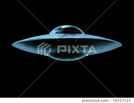 Unidentified Flying Object Space Clipping Path 59357525