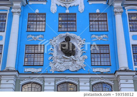 Fragment of building Nakhimov Naval College, St. 59358012