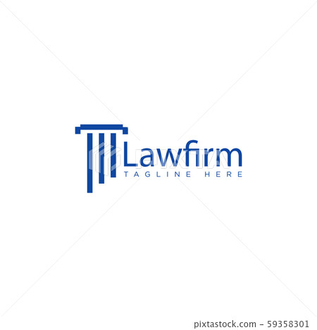 pilar lawfirm logo with gold luxury vector icon pilar lawfirm logo with gold luxury vector icon 59358301