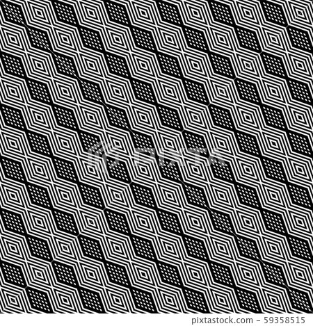 Seamless diamonds pattern. Geometric texture. Seamless diamonds pattern. Geometric texture. 59358515