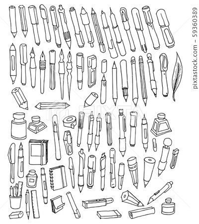 Set of Ruler Drawing illustration Hand drawn - Stock Illustration  [59360390] - PIXTA