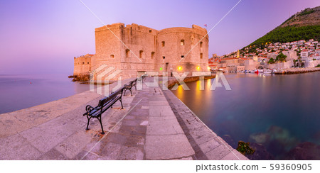 Old Harbor of Dubrovnik, Croatia 59360905