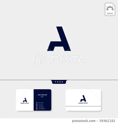abstract initial A, logo template and business abstract initial A, logo template and business 59362182