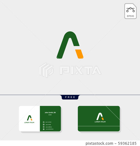 abstract initial A, logo template and business abstract initial A, logo template and business 59362185
