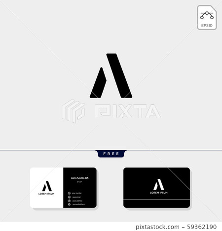 abstract initial A, logo template and business abstract initial A, logo template and business 59362190
