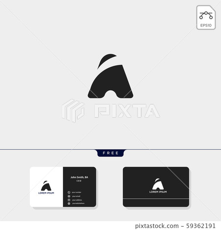abstract initial A, logo template and business abstract initial A, logo template and business 59362191