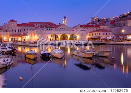 Old Harbor of Dubrovnik, Croatia 59362676