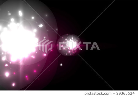 Glowing neon light. Holiday decoration. 59363524